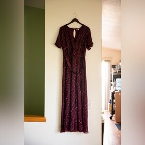 Baltic Born Grace Sparkle Gown in Mulberry